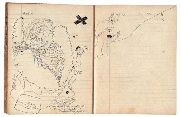 ANONYME CAHIER MEDIUMNIQUE.sans ref.A.France