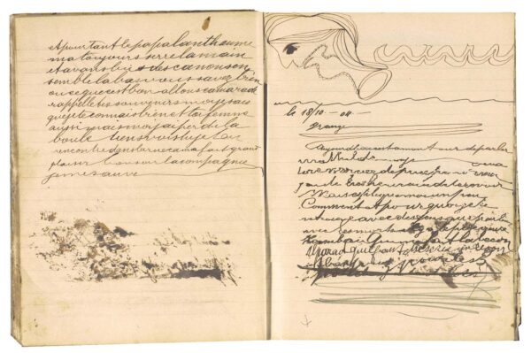 ANONYME CAHIER MEDIUMNIQUE.sans ref.B.France