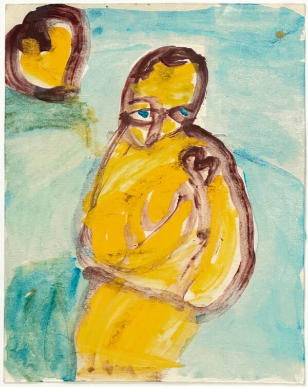 WNEK Maria. Gouache sur papier. 31 x 22 cm