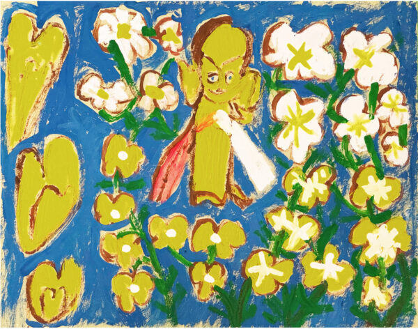 WNEK Maria. Gouache sur papier. 30 x 42 cm